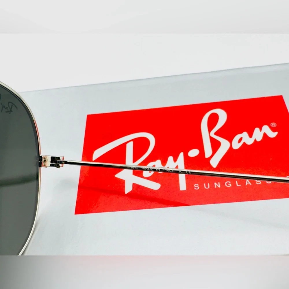Ray-Ban Aviator Mirror Sunglasses RB3025 Silver Frame with Silver Mirror Lenses